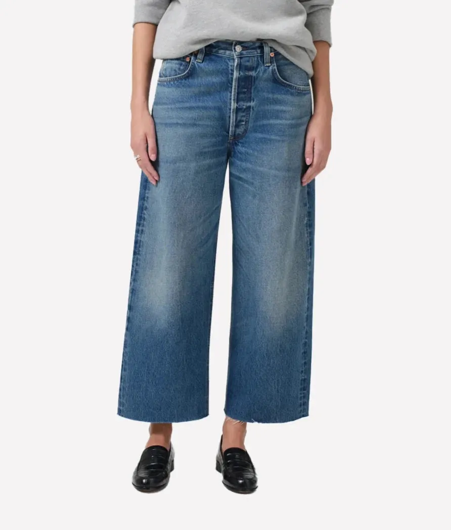 Ayla Raw Hem Jean in Doheny