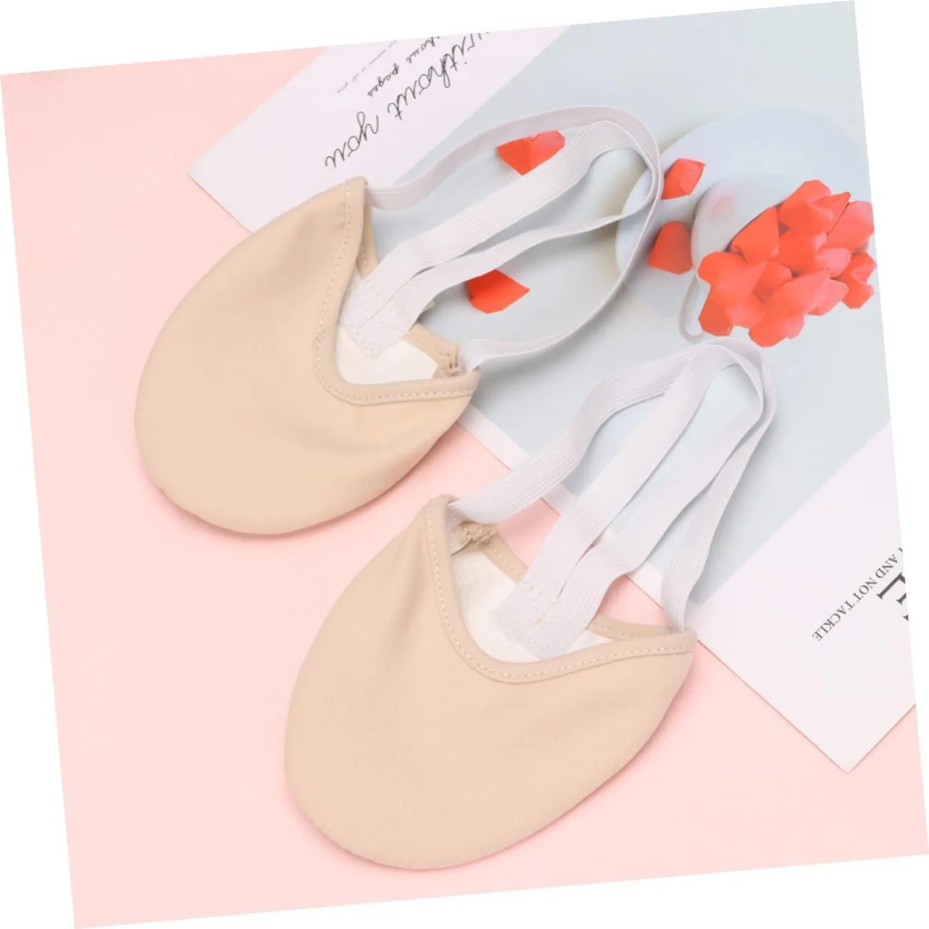 Ballet Shoes for Women Half Sole Dancing Shoes Lightweight Sole Protector Comfortable for Yoga Folk Modern Ballroom Jazzze Size l