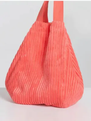 Bianca Chunky Cord Tote Bag - Melon