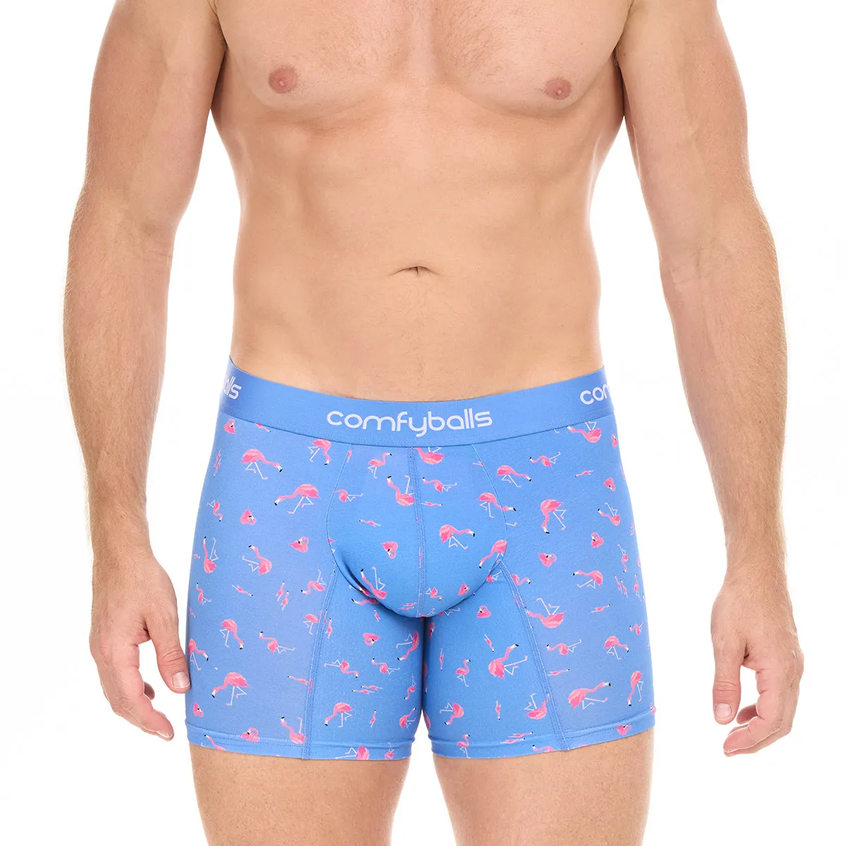 Blue Flamingo Cotton