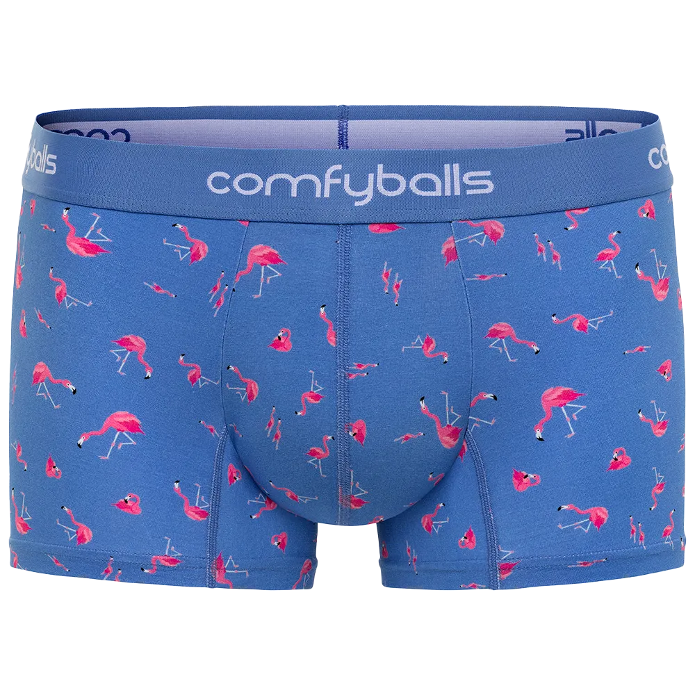 Blue Flamingo Cotton
