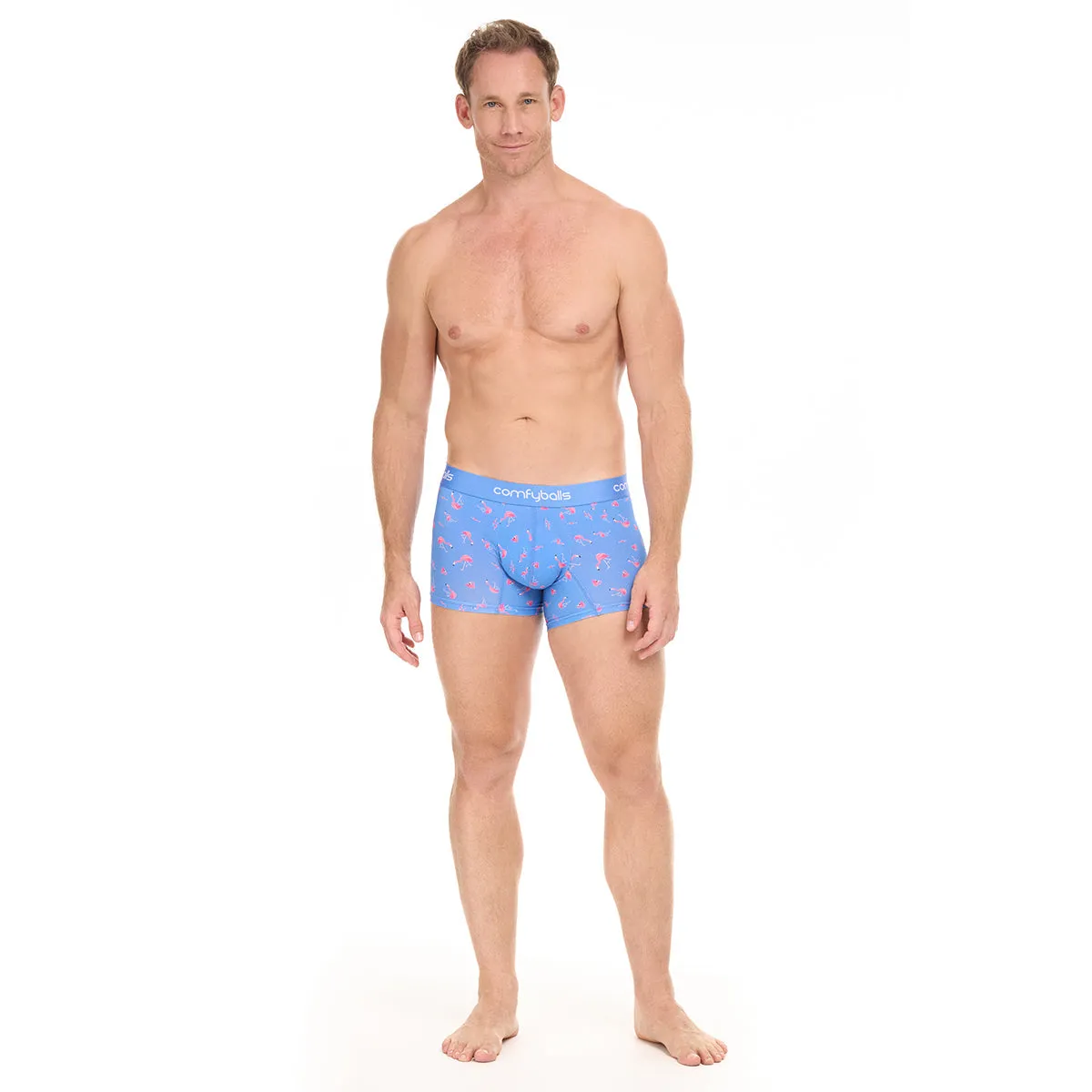 Blue Flamingo Cotton