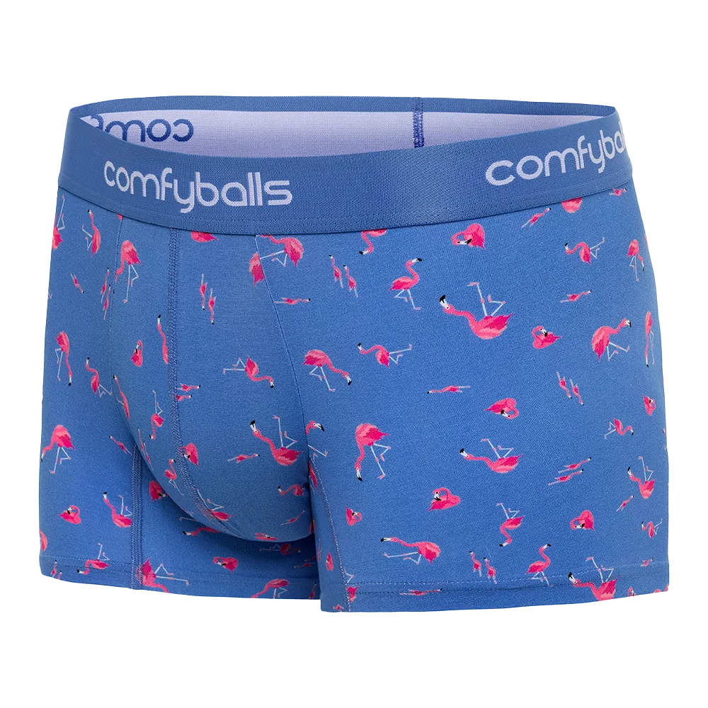 Blue Flamingo Cotton
