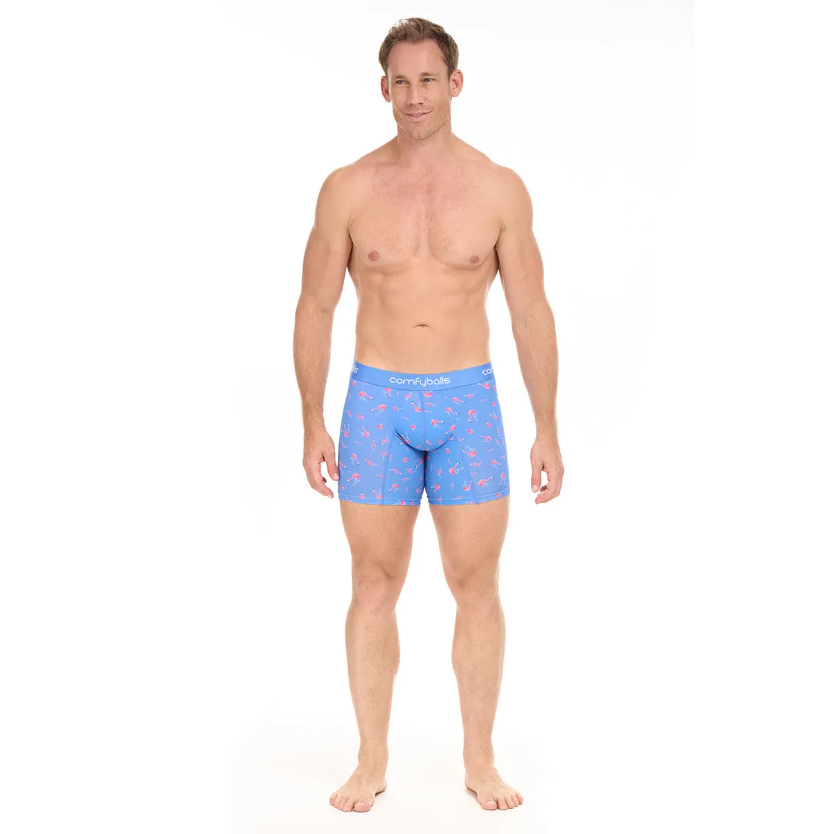 Blue Flamingo Cotton