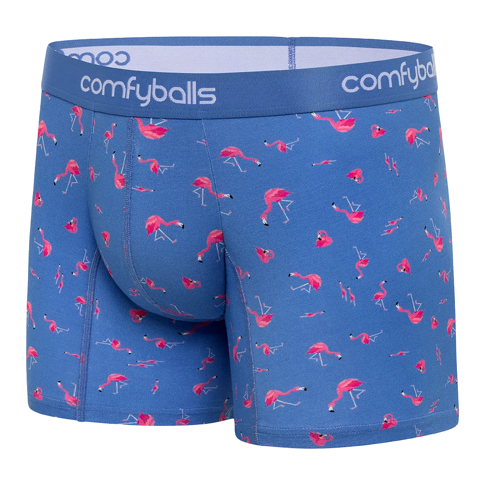 Blue Flamingo Cotton