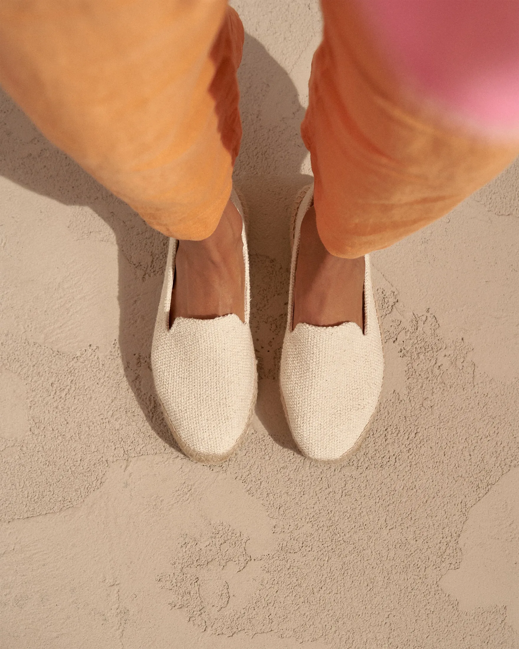 Coarse Woven Canvas Double Sole Espadrilles - G50D0 - Yucatán Natural