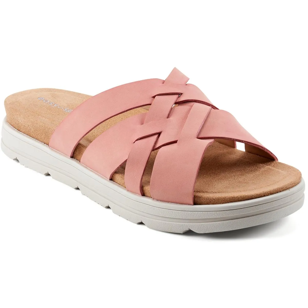 Easy Spirit Womens Star  Padded Insole Flat Sandals