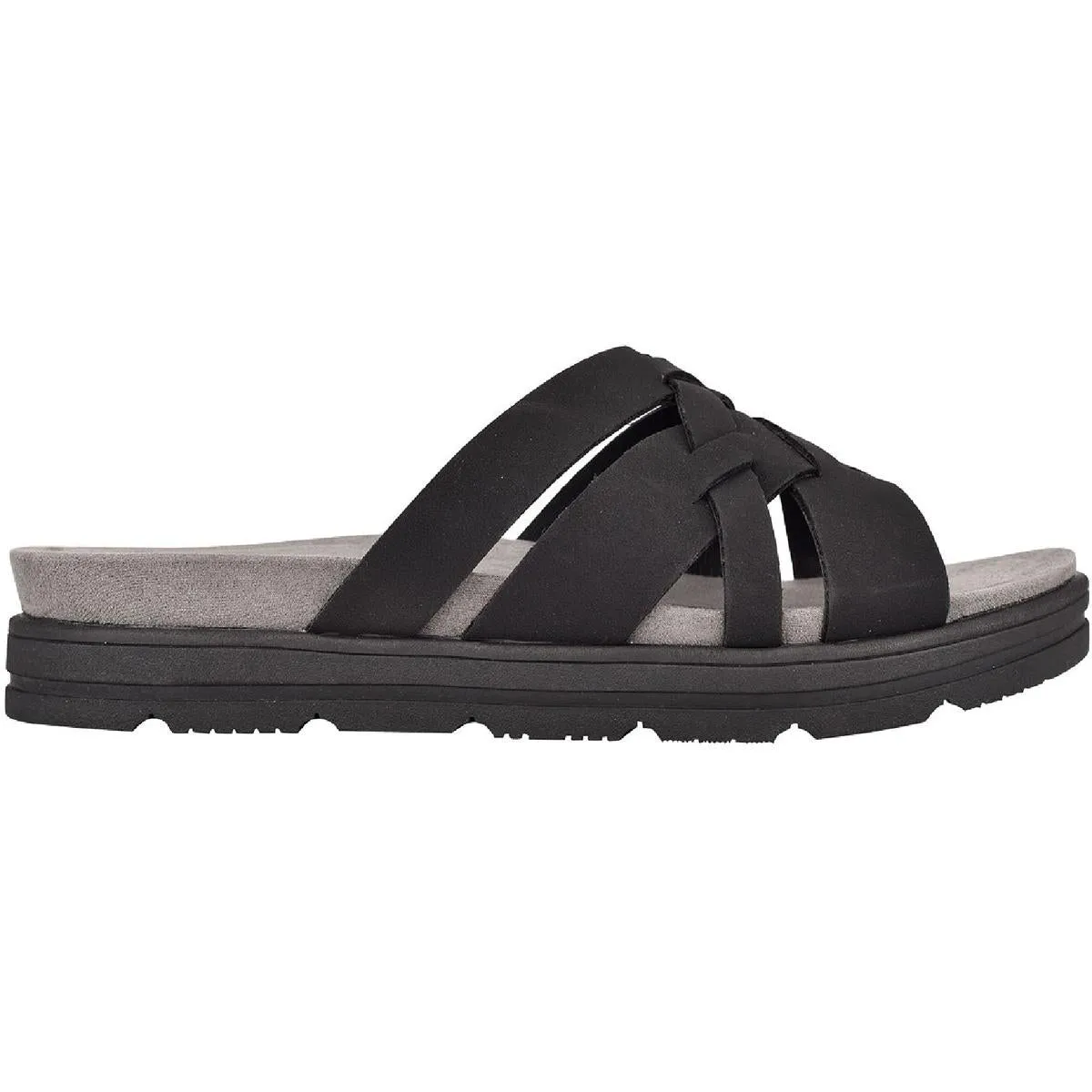 Easy Spirit Womens Star  Padded Insole Flat Sandals