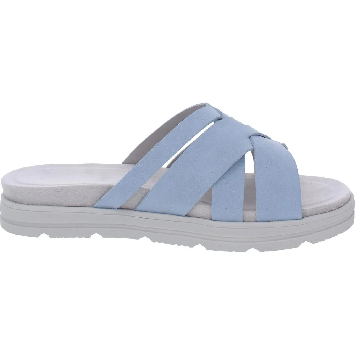 Easy Spirit Womens Star  Padded Insole Flat Sandals