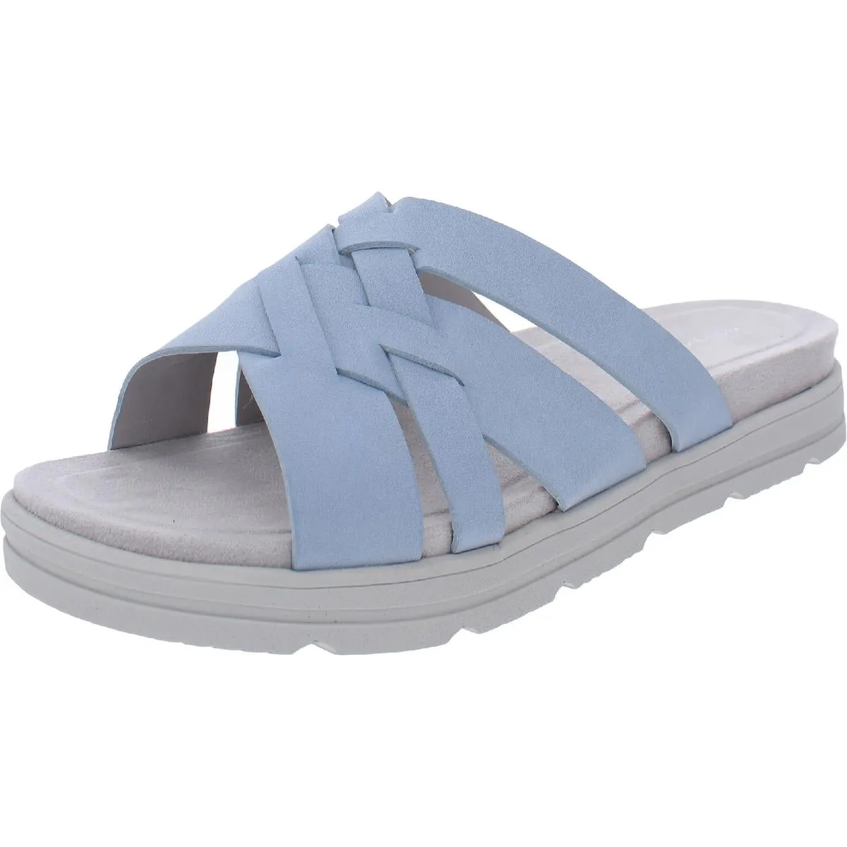 Easy Spirit Womens Star  Padded Insole Flat Sandals