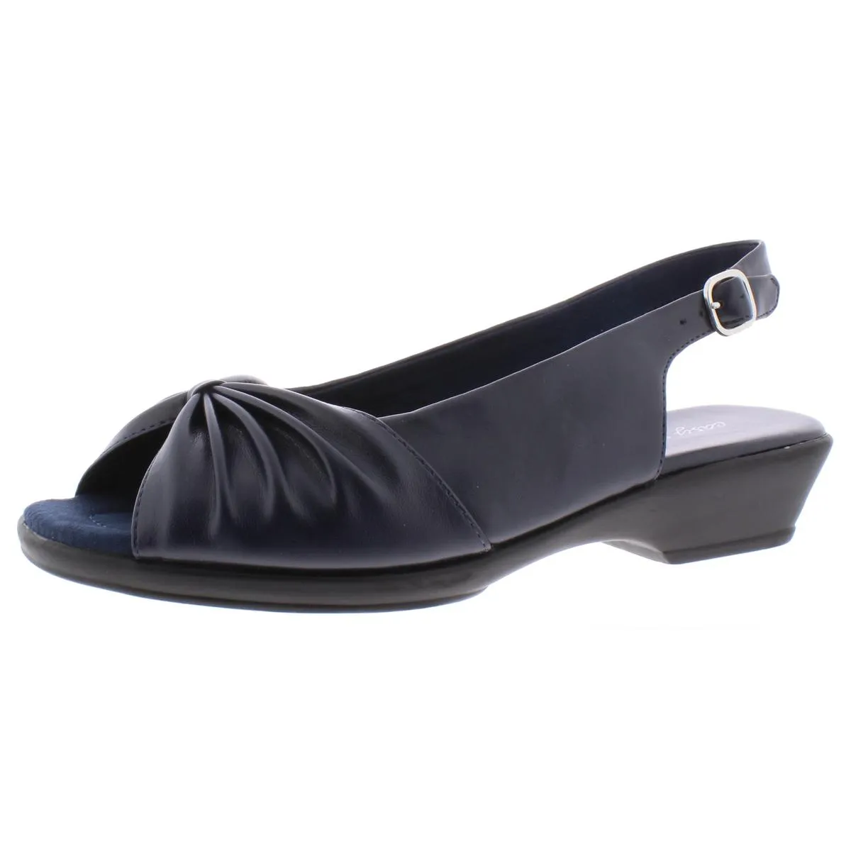 Easy Street Womens Fantasia Faux Leather Square Toe Slingback Sandals