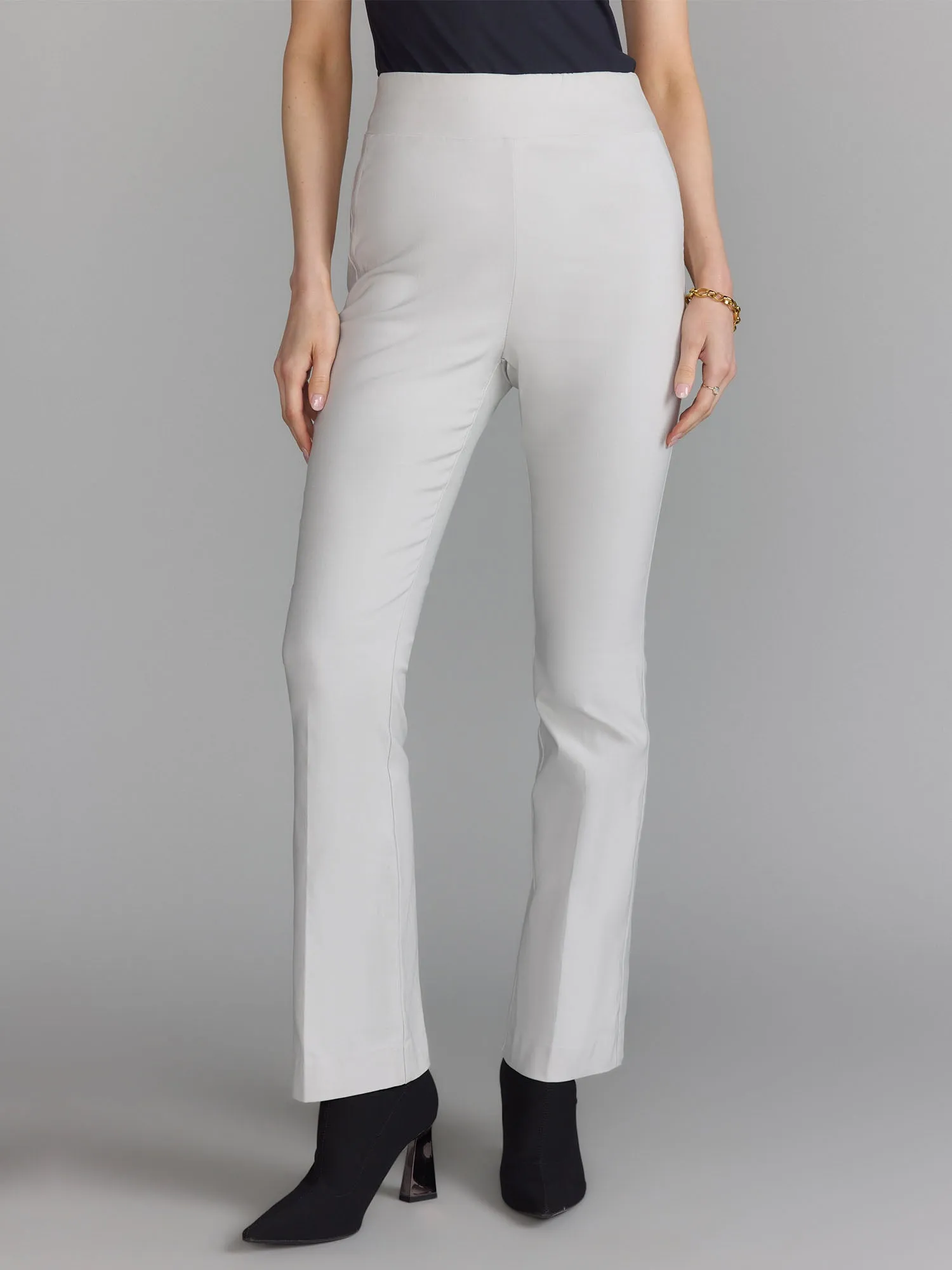 Essential High Rise Slim Straight Leg Pants