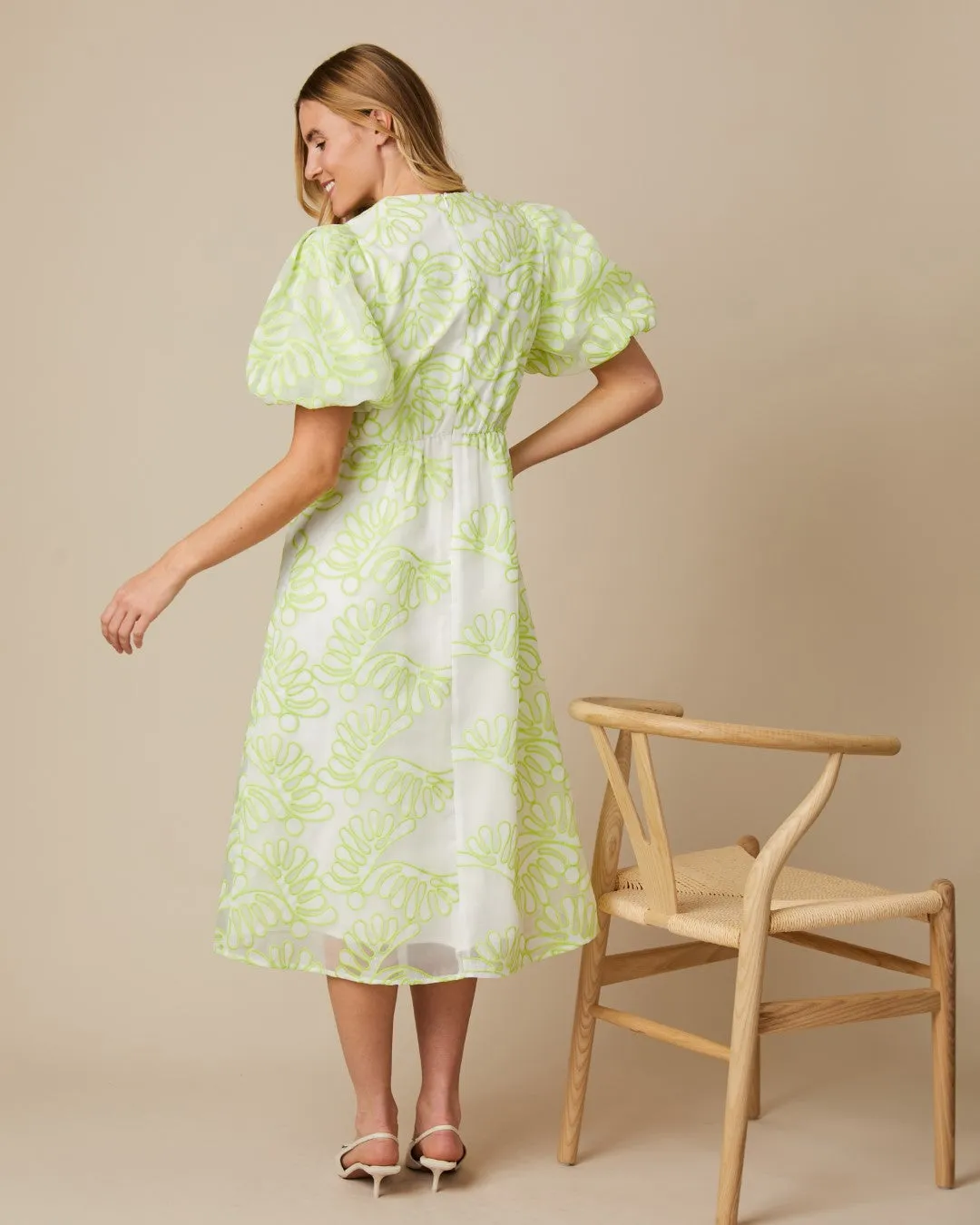 FEE G BROCADE LONG DRESS 839Y68 125