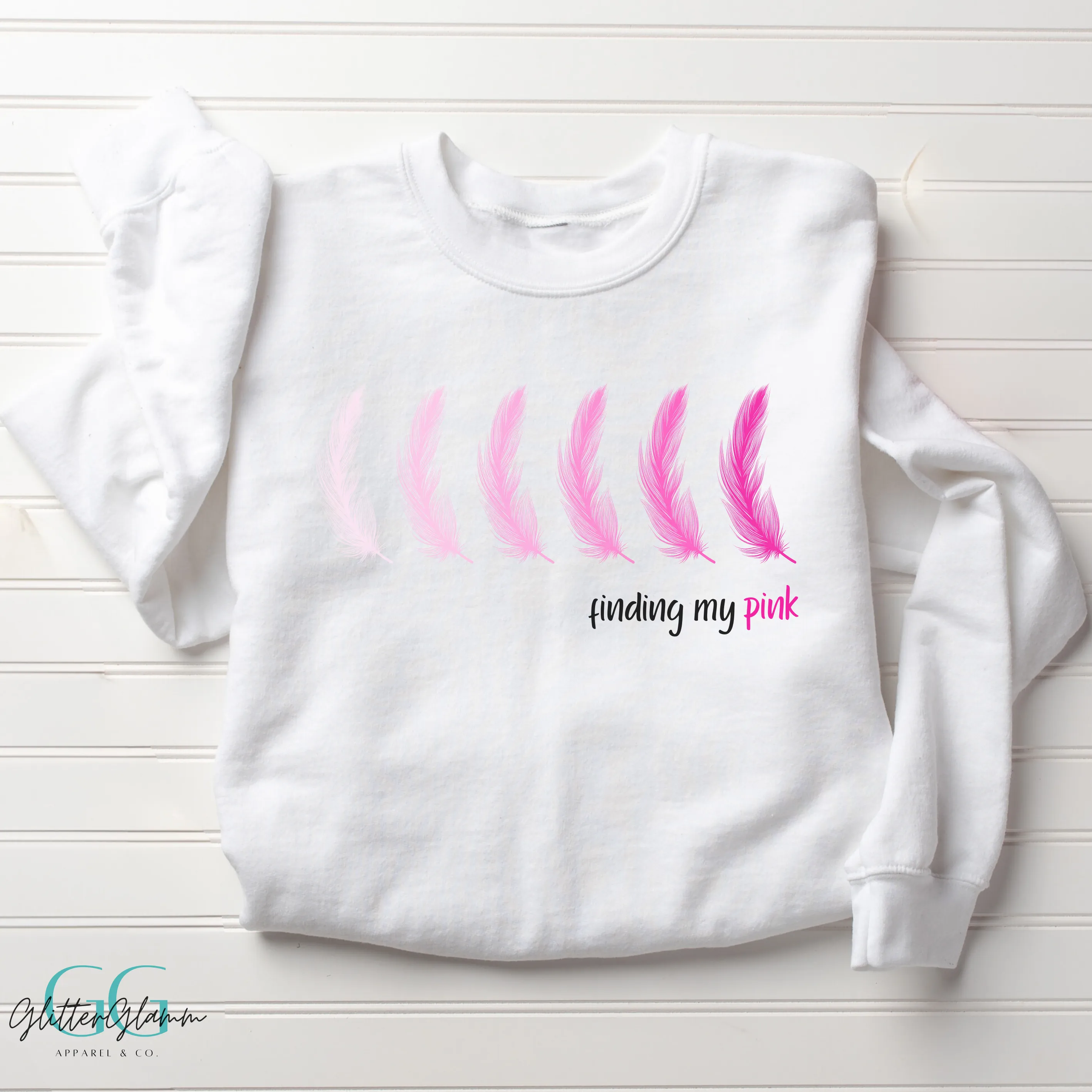 Finding My Pink Crewneck