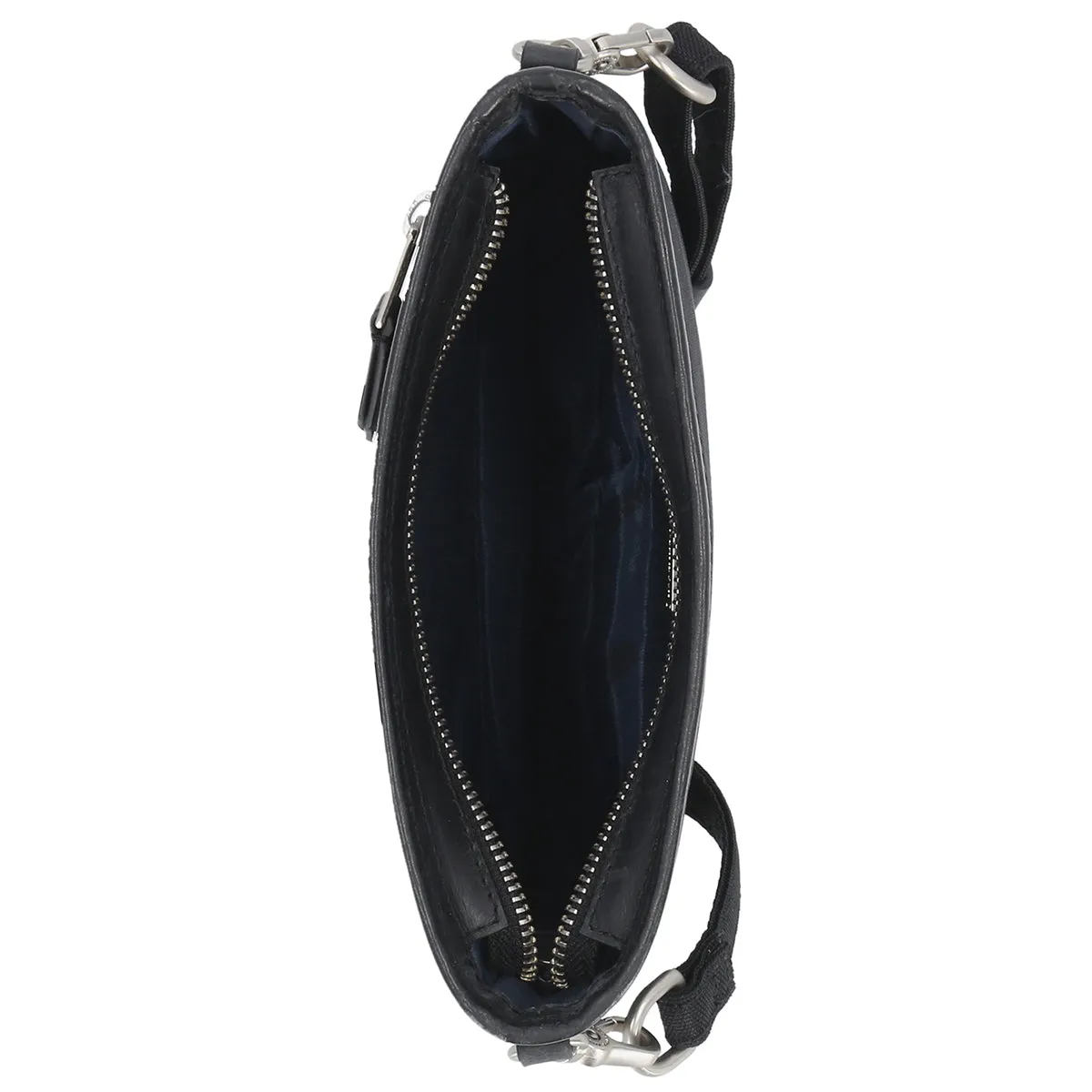 Harley-Davidson Women's Classic Codura Genuine Leather/Canvas 8"x5.5" Hip Bag, Grey MHW001/30