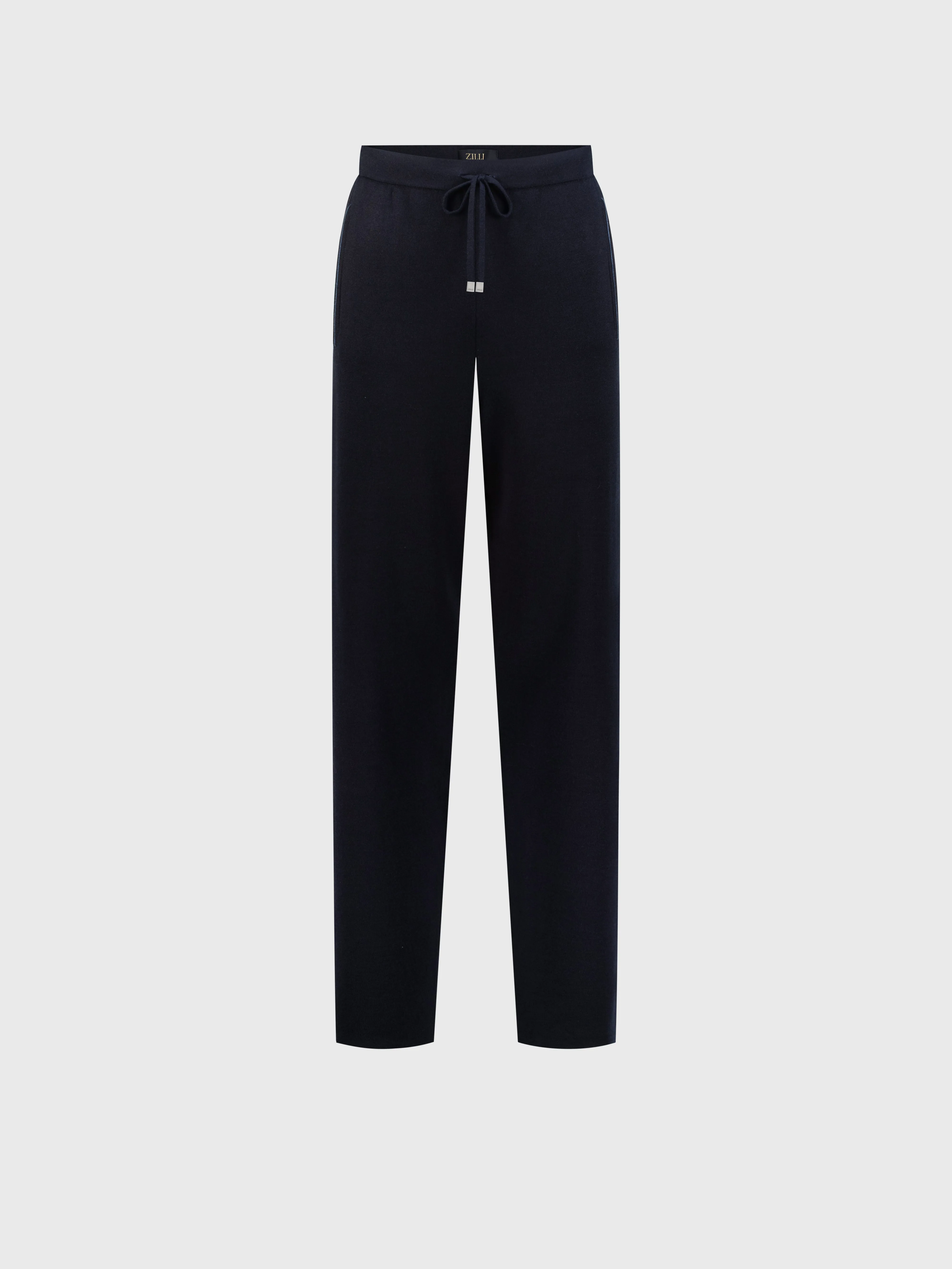 Jogging Suit in Cashmere and Silk Dark Navy