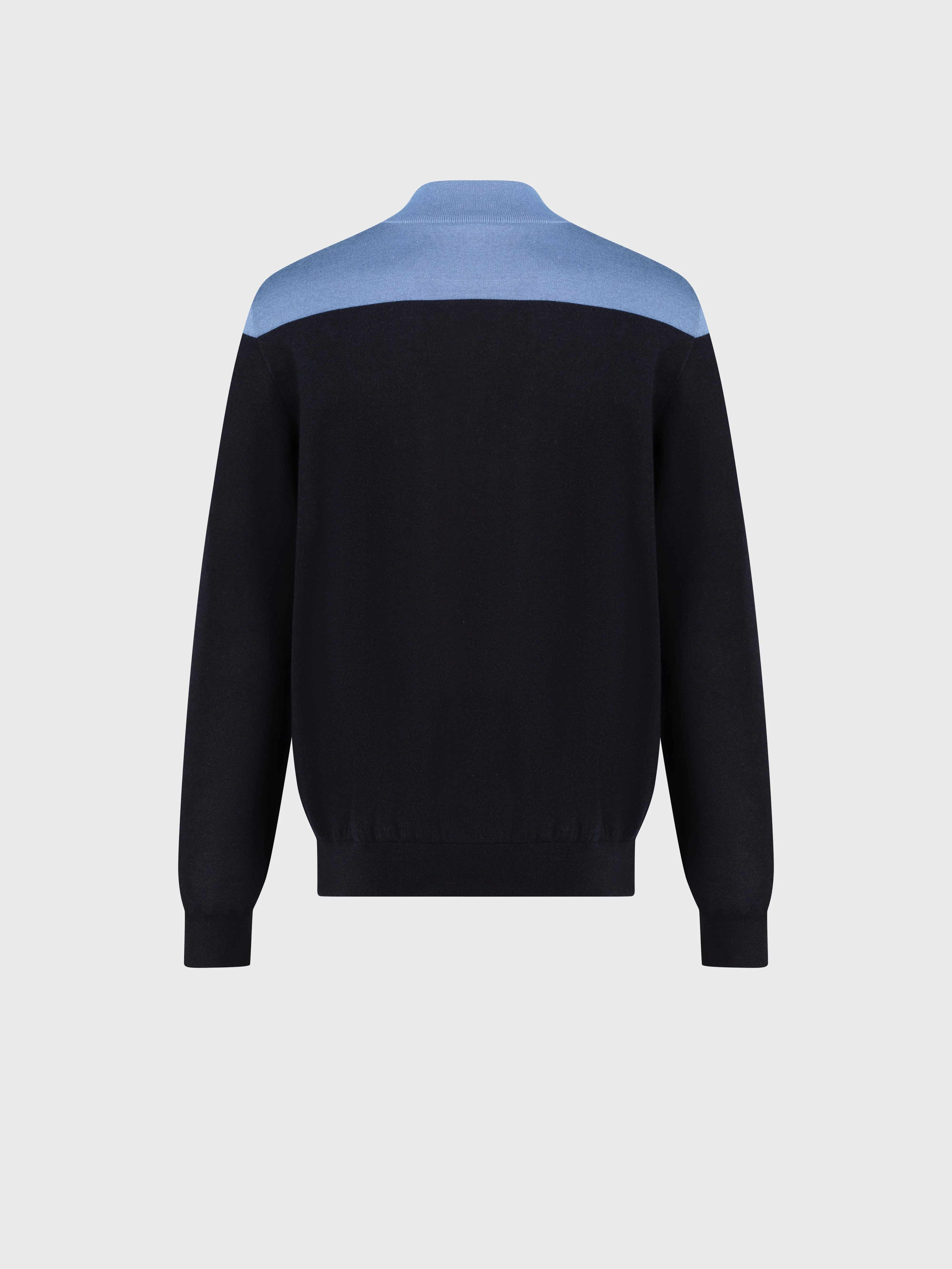 Jogging Suit in Cashmere and Silk Dark Navy