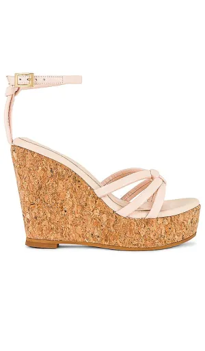 Kaanas Masaya Cork Wedge in Nude