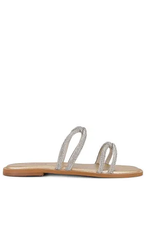 Kaanas Princie Sandal in Metallic Gold