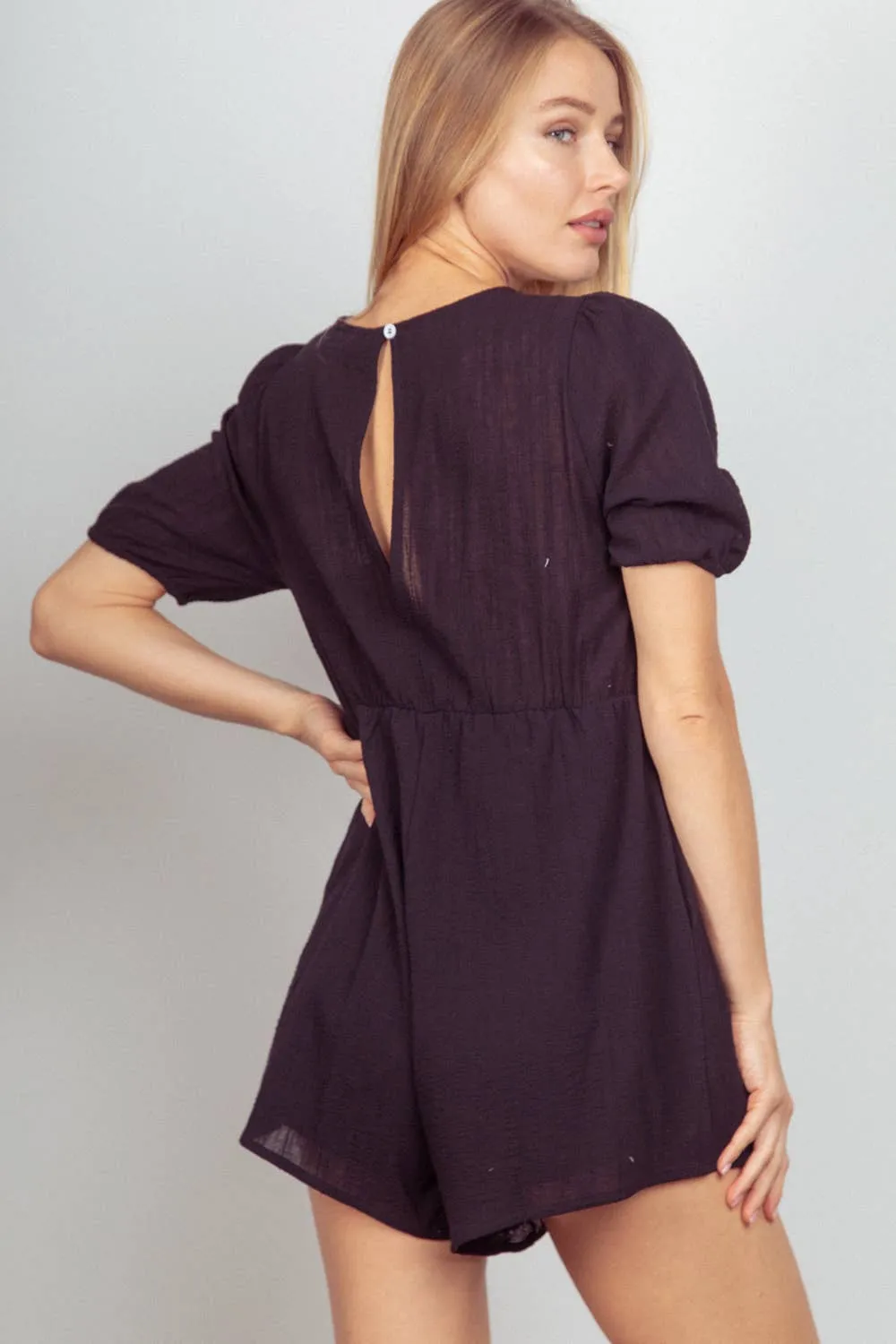 Lace Detail Romper