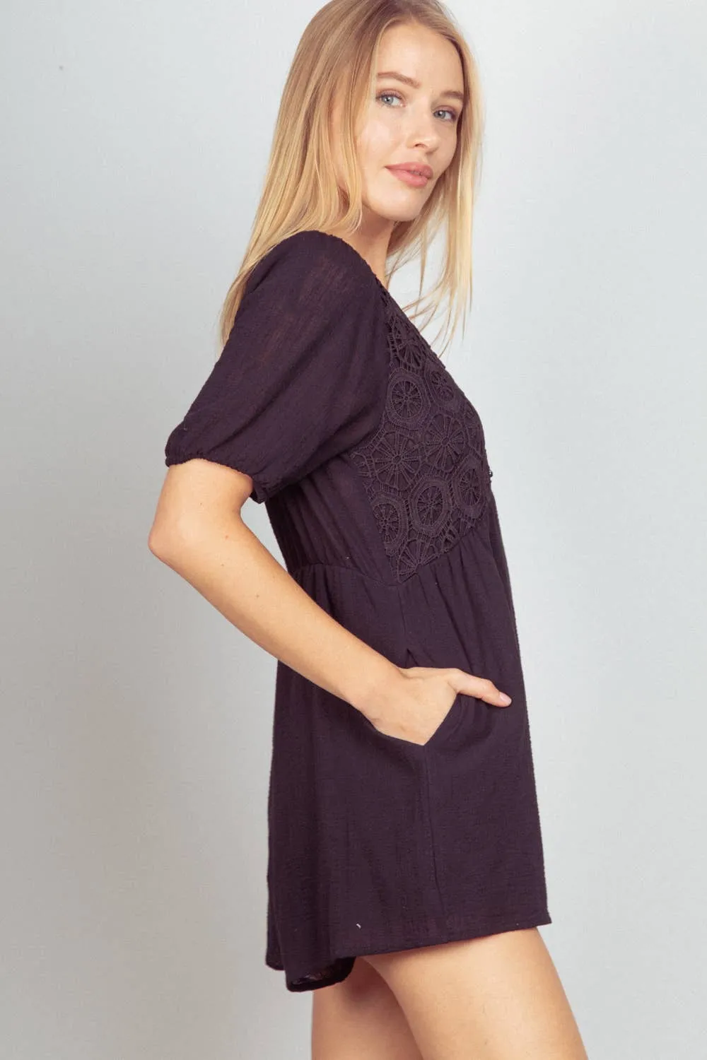 Lace Detail Romper
