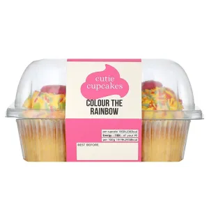 M&S Food Cutie Cupcakes Colour the Rainbow 167g