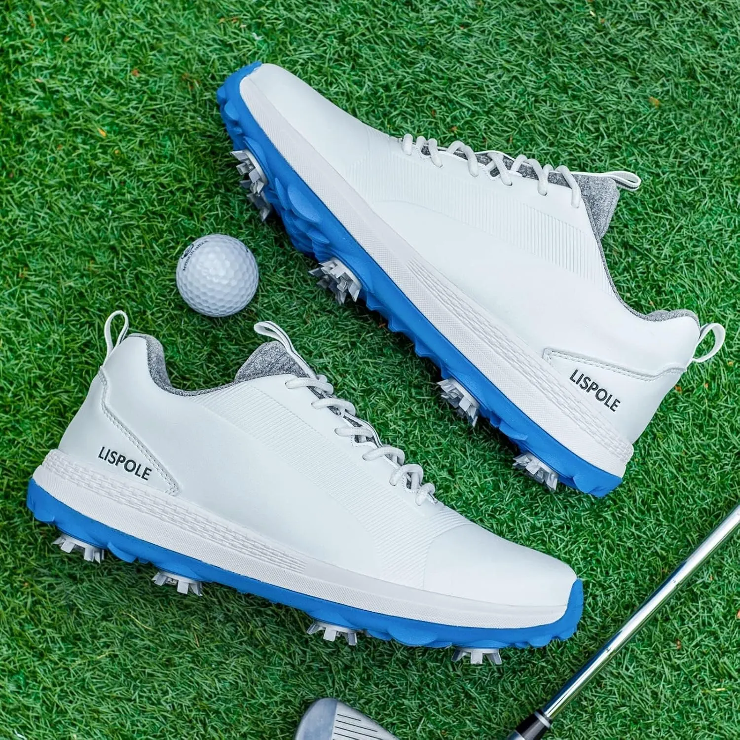 Men's Golfing Shoes Comfortable Cushioning Walking Sneaker Non-Slip Breathable Athletic Workout Golf Footwears