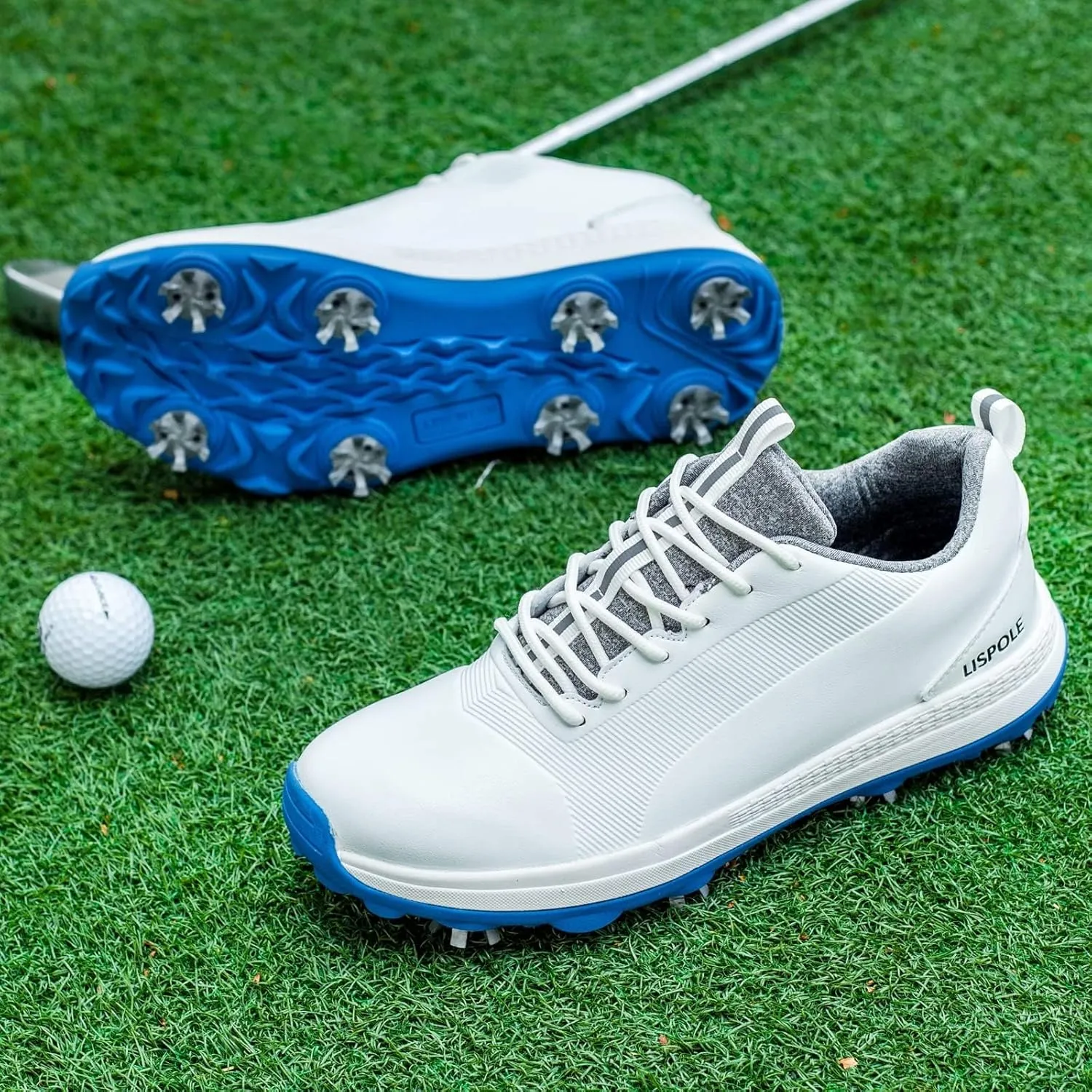 Men's Golfing Shoes Comfortable Cushioning Walking Sneaker Non-Slip Breathable Athletic Workout Golf Footwears