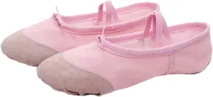 Milisten Women's Ballet & Dance Shoes Ballet Practice Shoes Ballet Slipper Shoe Yoga Shoes Dance Wear Slipper for Dancing Size 35 Girl Ballet Shoes Pink