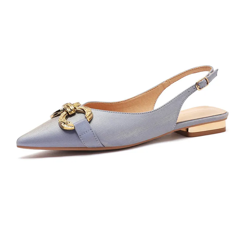Nude Block Heels Closed Toe Women's Autumn Shoes Casual Fashionable