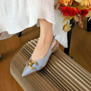 Nude Block Heels Closed Toe Women's Autumn Shoes Casual Fashionable