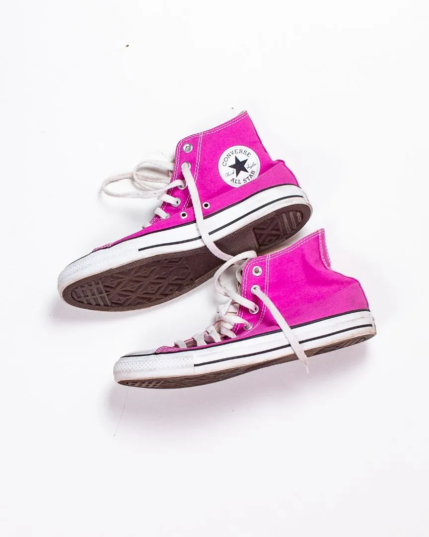 Pink Converse High Top Sneakers, 10.5