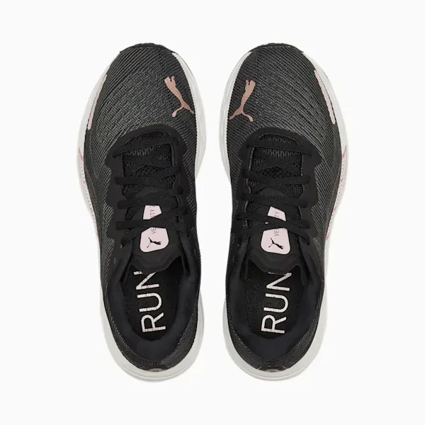 Puma Velocity Nitro 2 Trainers - Womens - Black/Rose Gold