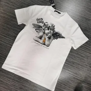 "Hustle & Pray" T-Shirt - White