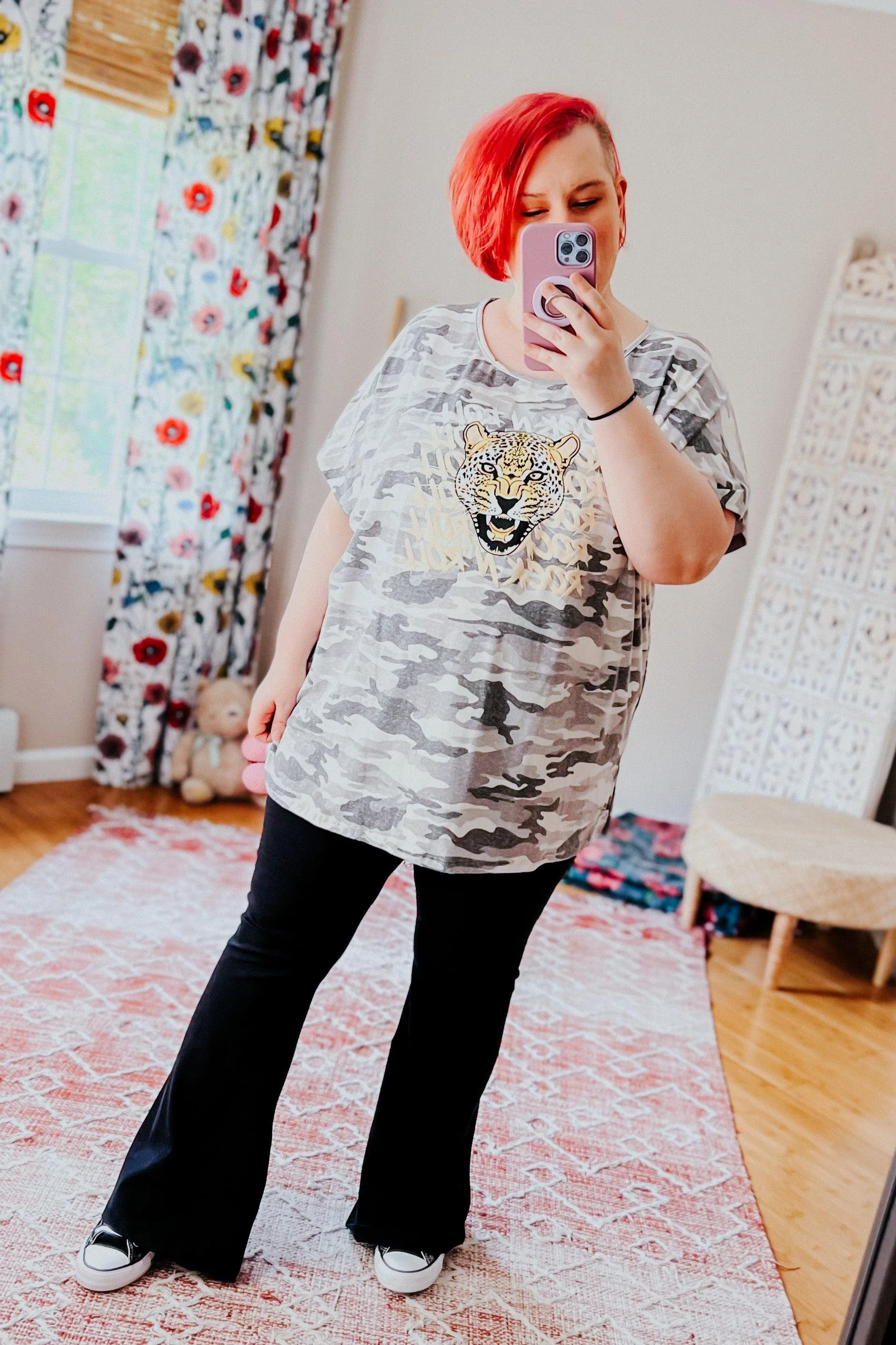 Rock N Roll Leopard Tee