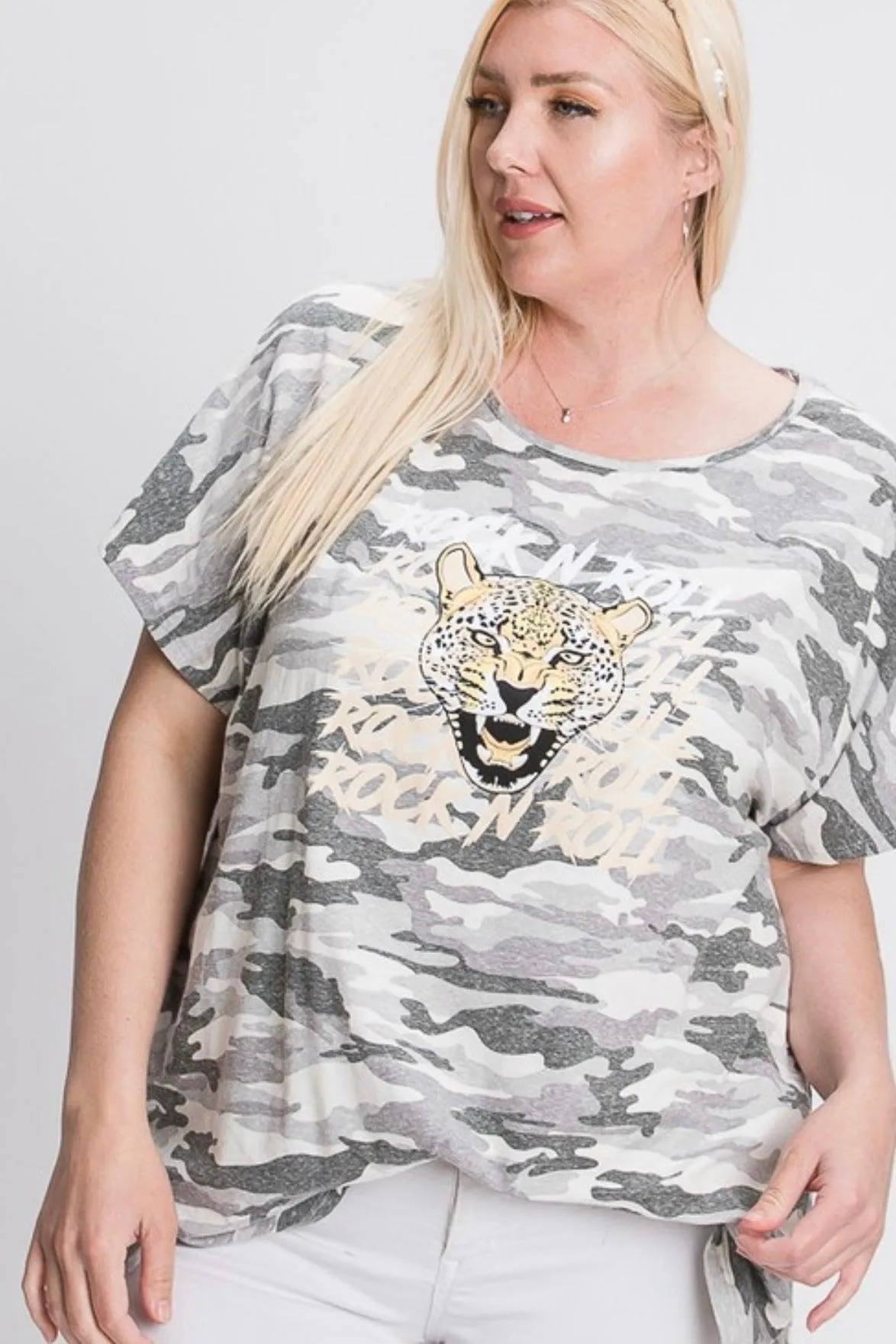 Rock N Roll Leopard Tee
