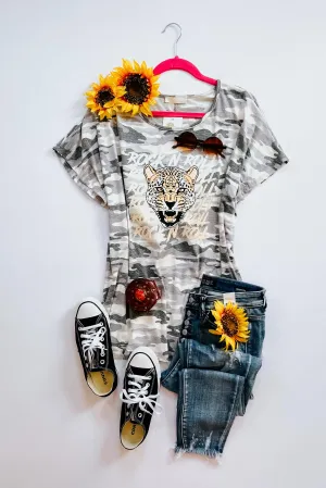 Rock N Roll Leopard Tee