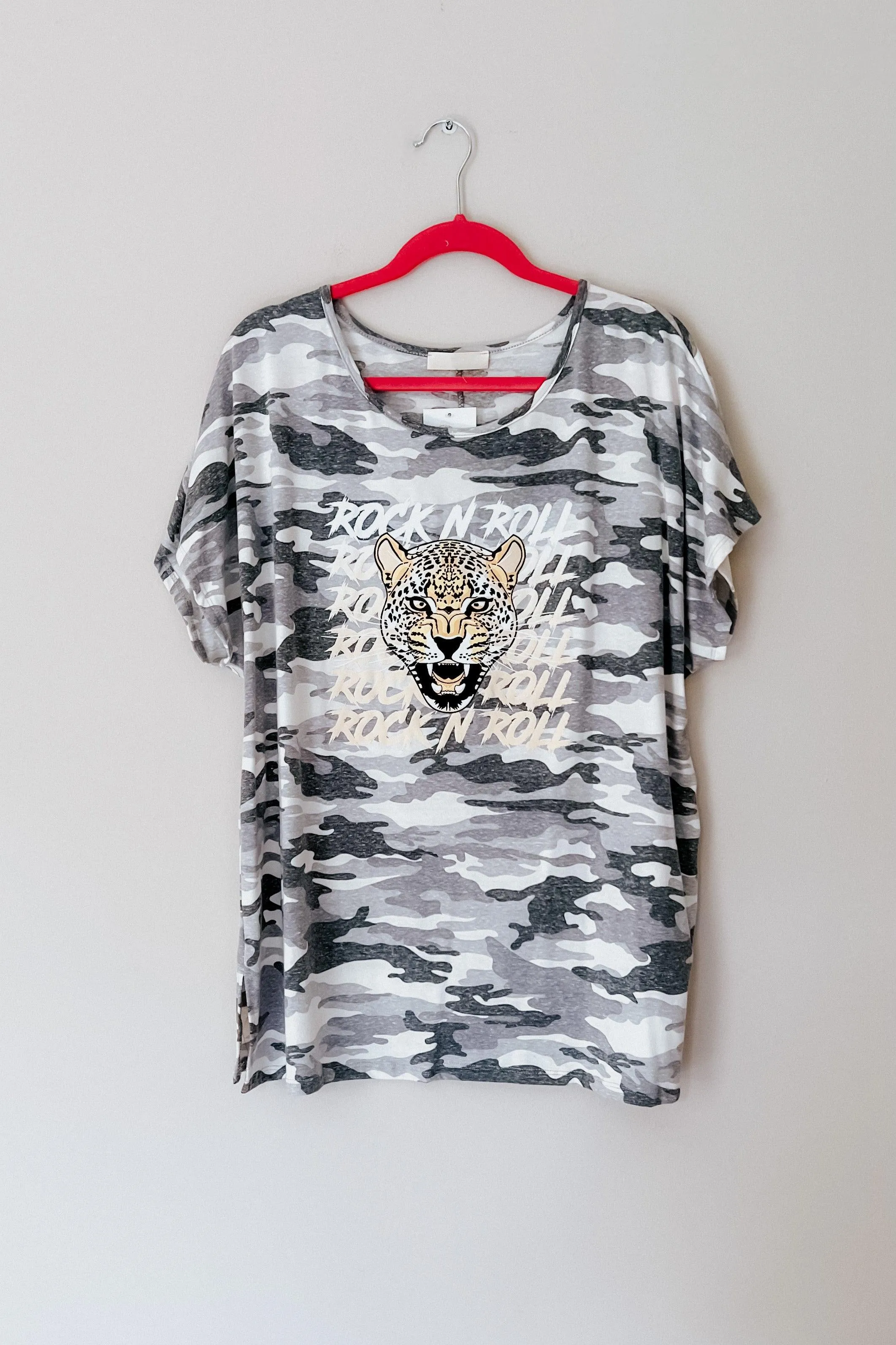Rock N Roll Leopard Tee