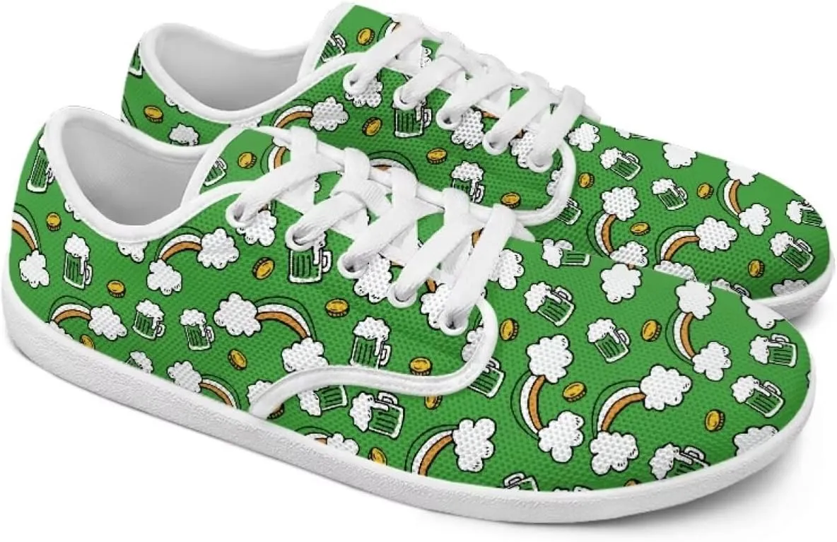 St. Patrick's Day Shoes for Women's Fashion Barefoot Sneakers Shoes Comfortable Quick Fit Sports Shoes