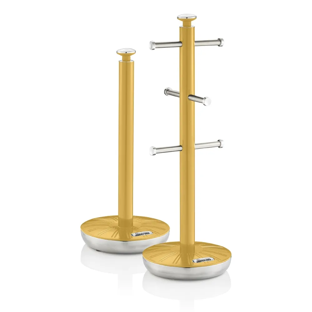Swan Retro Towel Pole and Mug Tree
