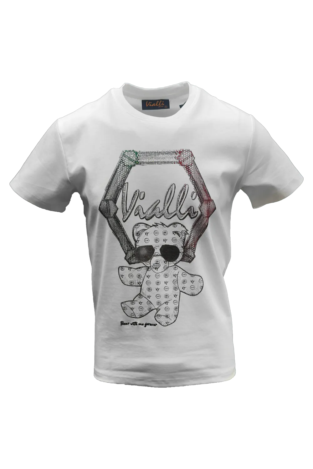 Vialli White Teddy Harvey T Shirt
