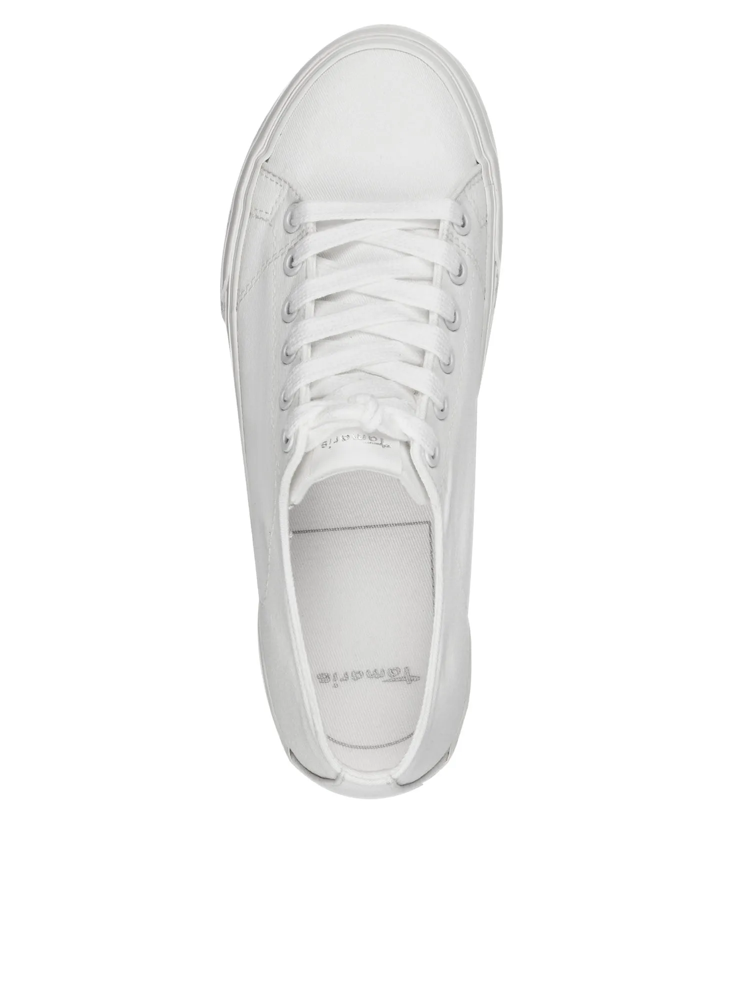 White Platform Trainer Pumps
