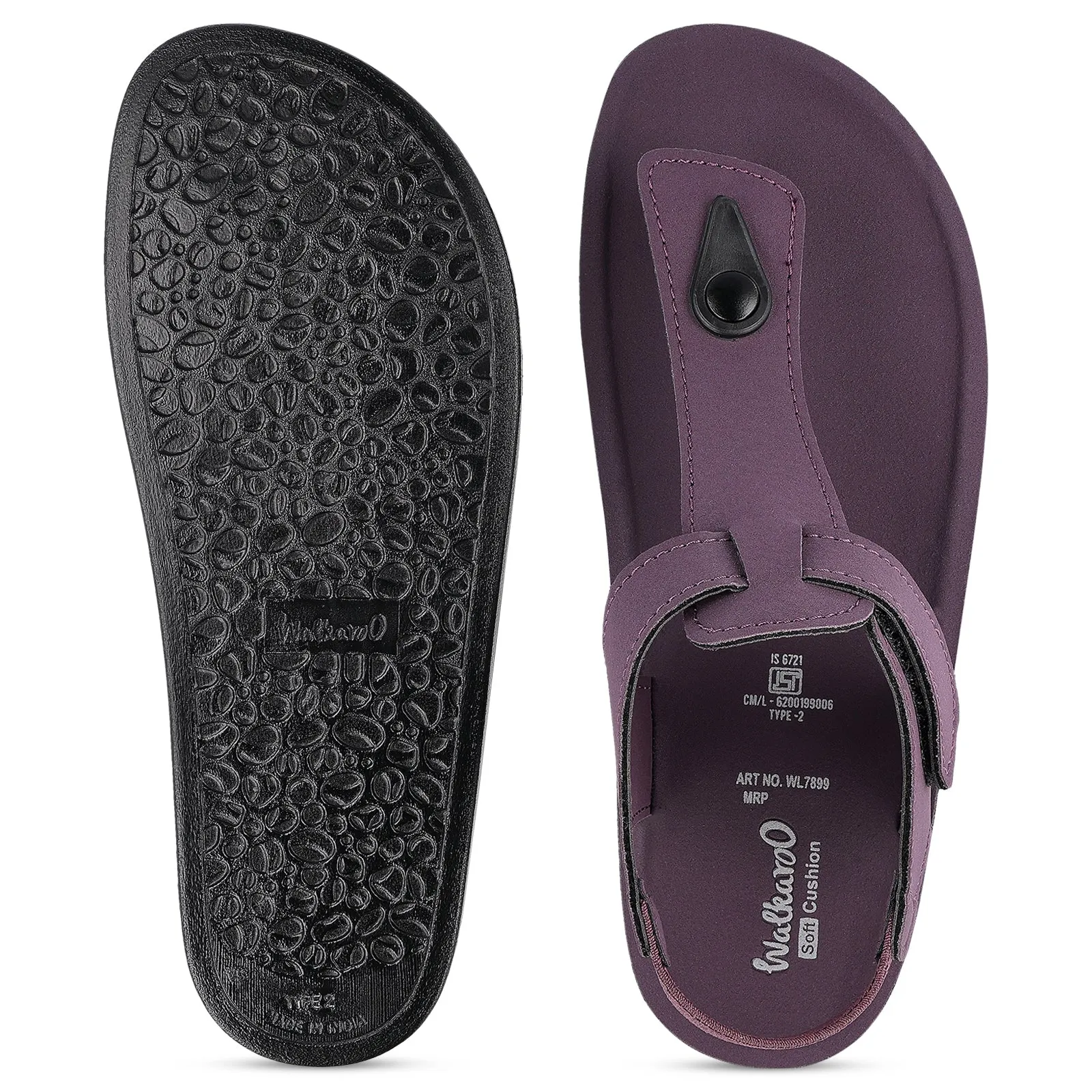 Women's Daily Wear Sandals  - WL7899 Purple