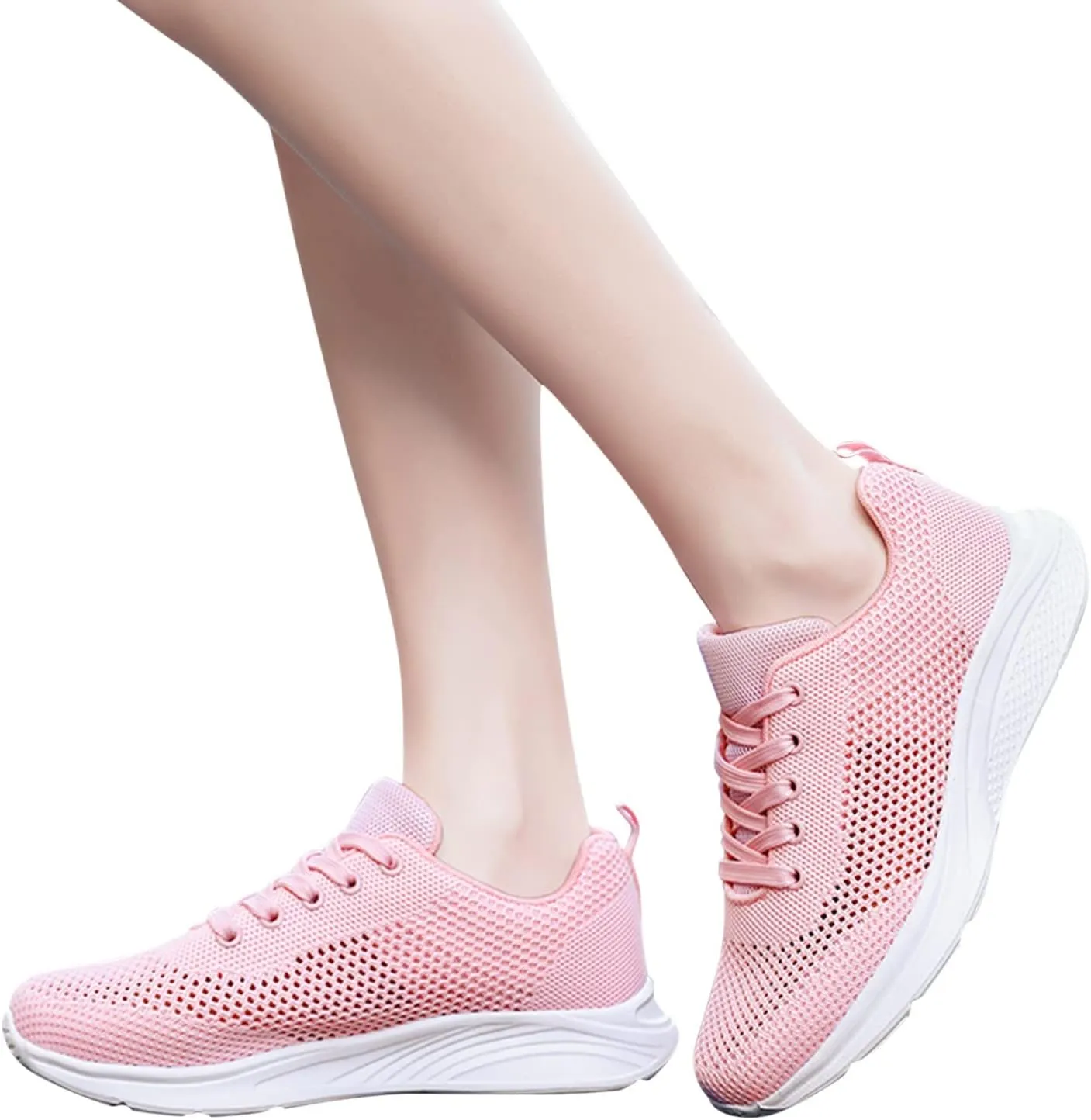 Women's Lace Up Walking Shoes Lightweight Casual Running Sneakers Tennis Shoes Womens Slip On Dress Casual Shoes Shoes Sneakers Brown Tennis Shoe Trainers Shoe