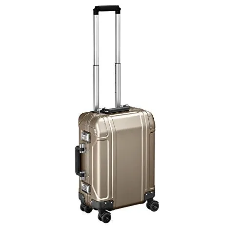 Zero Halliburton Geo Aluminum 2.0 Carry-on 4 Wheel Spinner Travel Case, Suitcase